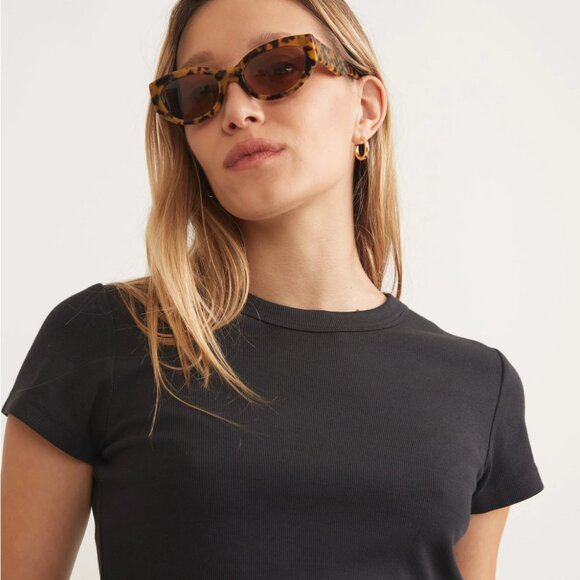 Lexi Rib Sun-In Crew Tee - Picture 2 of 6